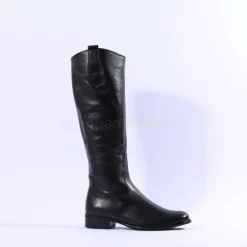 Women Gabor Brook Knee High Boot Medium Calf - Black Leather