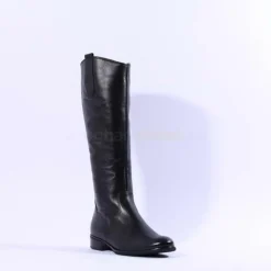 Women Gabor Brook Knee High Boot Medium Calf - Black Leather