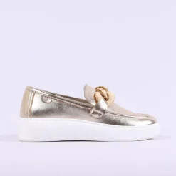 Women Tommy Bowe Ladies Budds Slip On Wedge - Gold
