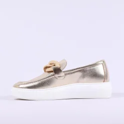Women Tommy Bowe Ladies Budds Slip On Wedge - Gold