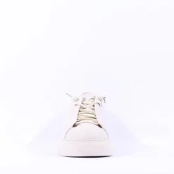 Women Paul Green Bungee Lace Platform Trainer - Ivory Leather