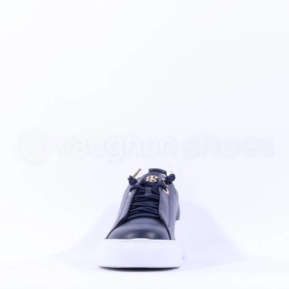 Women Paul Green Bungee Lace Platform Trainer - Navy Leather