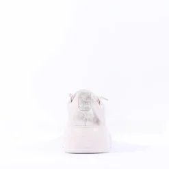 Women Paul Green Bungee Lace Platform Trainer - Gold Metallic