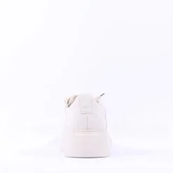 Women Paul Green Bungee Lace Platform Trainer - Ivory Leather