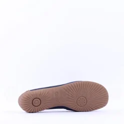 Women Gabor California Stitch Detail Mocassin - Navy Tan
