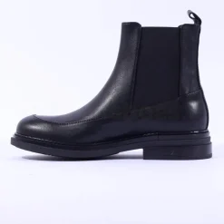 Women Marco Moreo Cambridge Stud Chelsea Boot - Black Leather