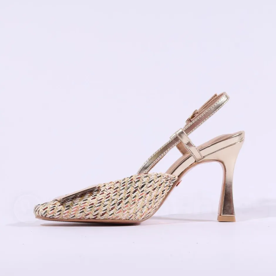 Women Una Healy Candy Man Brooch Slingback - Aztec