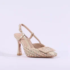 Women Una Healy Candy Man Brooch Slingback - Aztec