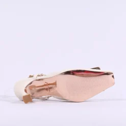 Women Una Healy Candy Man Brooch Slingback - Cream