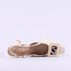 Women Una Healy Candy Man Brooch Slingback - Cream
