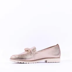 Women Tamaris Careen Slip On Loafer - Gold