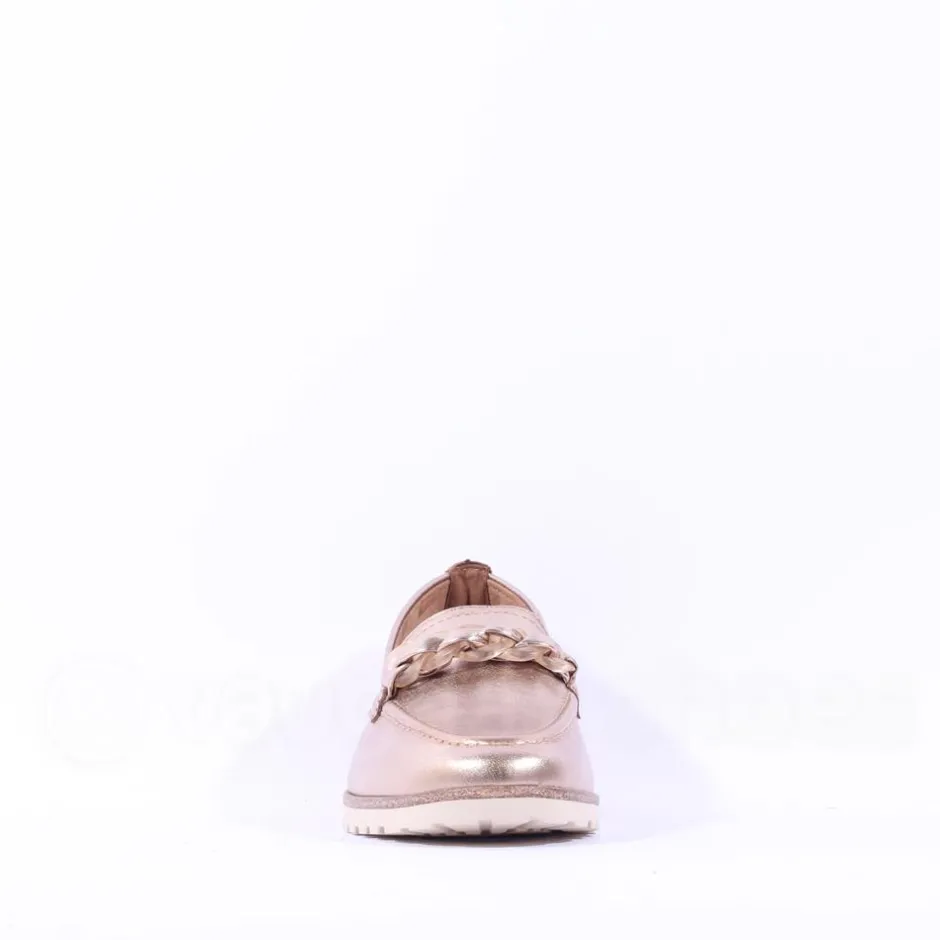 Women Tamaris Careen Slip On Loafer - Gold
