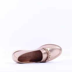 Women Tamaris Careen Slip On Loafer - Gold