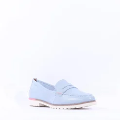 Women Tamaris Careen Slip On Loafer - Light Blue