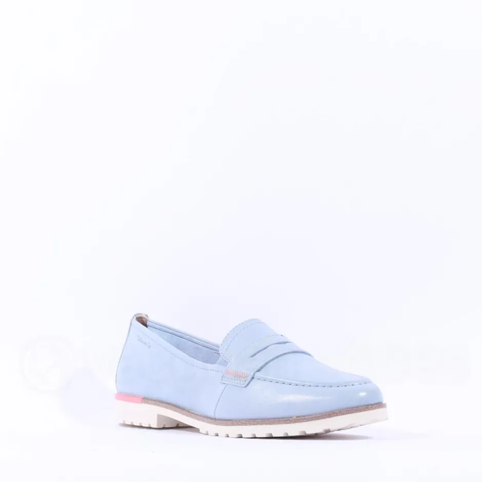 Women Tamaris Careen Slip On Loafer - Light Blue