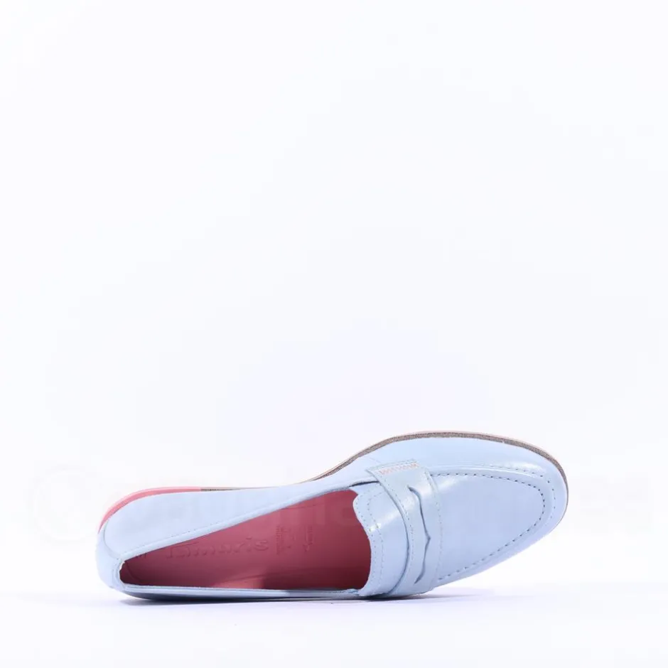 Women Tamaris Careen Slip On Loafer - Light Blue