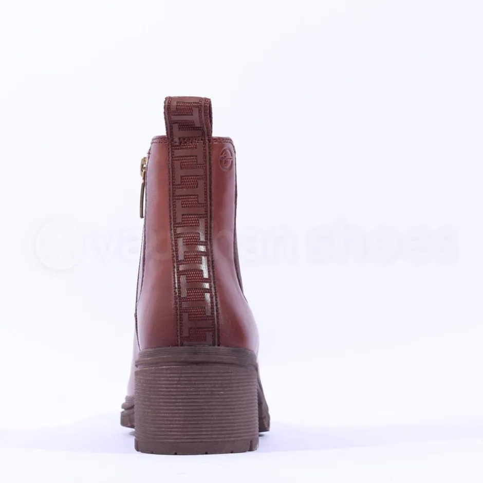 Women Tamaris Carolin Block Heel Chelsea Boot - Muscat