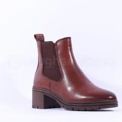 Women Tamaris Carolin Block Heel Chelsea Boot - Muscat
