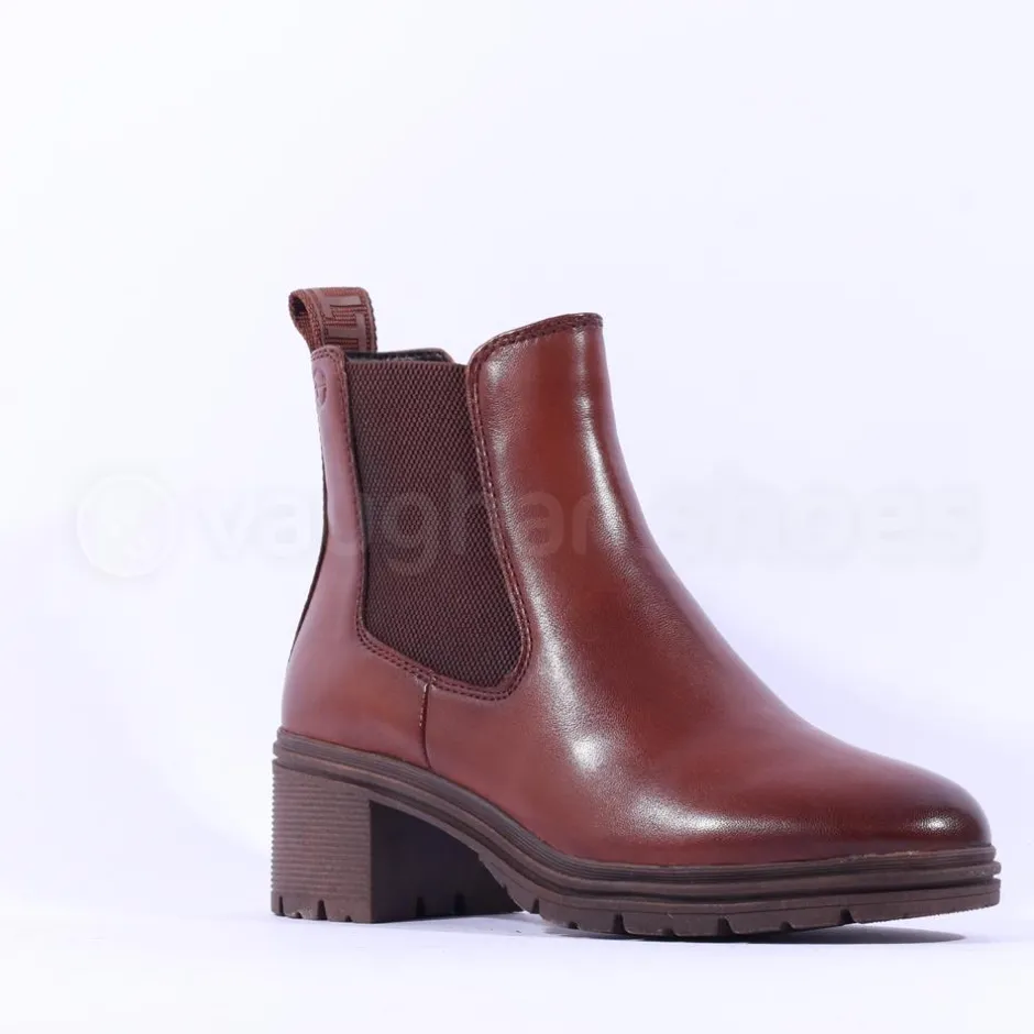 Women Tamaris Carolin Block Heel Chelsea Boot - Muscat