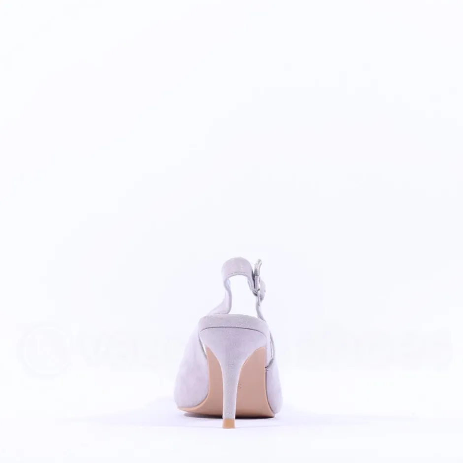 Women Sorento Castle Dargan Brooch Slingback - Silver