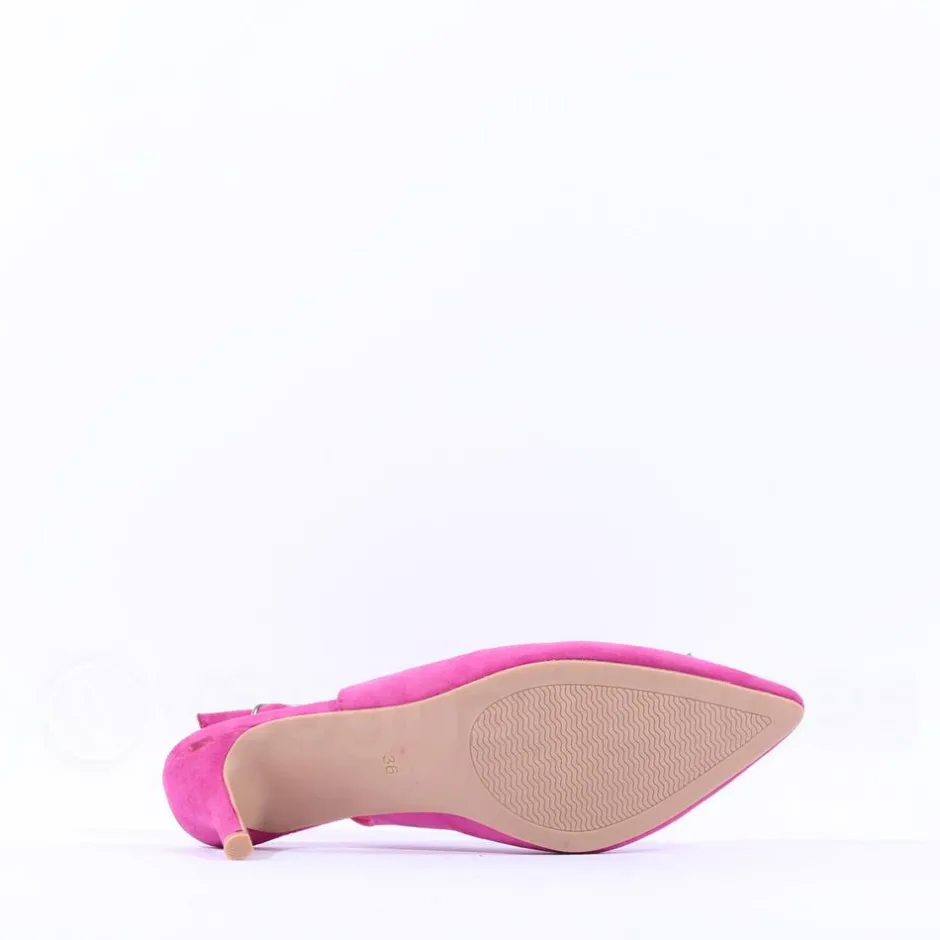 Women Sorento Castle Dargan Brooch Slingback - Fuchsia