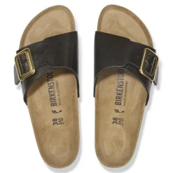 Women Birkenstock Catalina Cushion Buckle Bf - Graceful Licorice