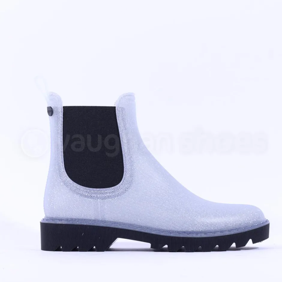 Women Igor Chloe Glitter Rain Ankle Boot - Silver
