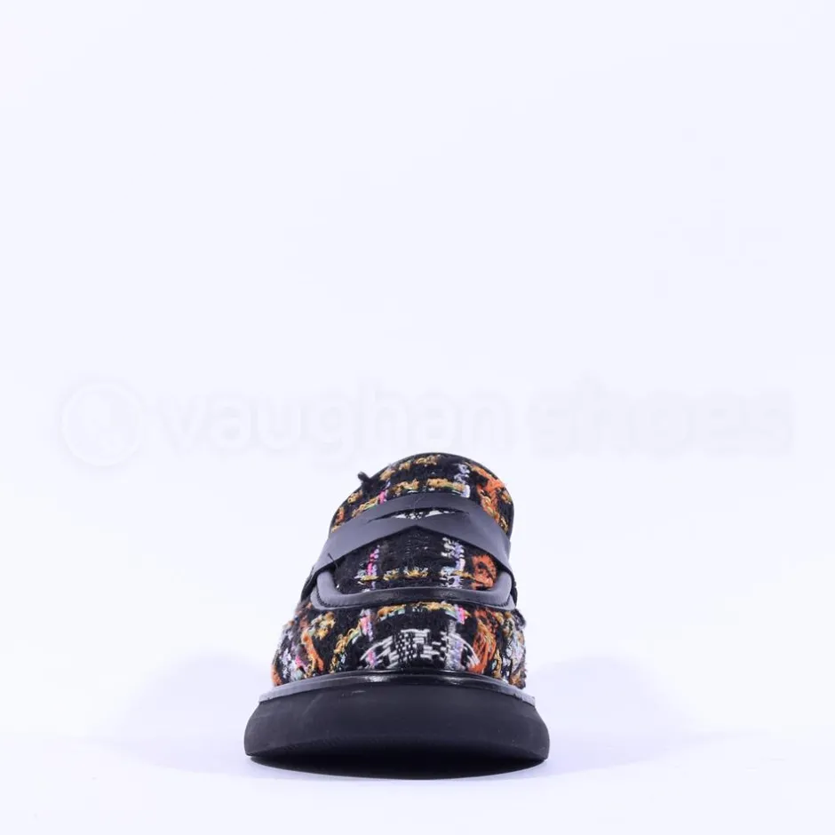 Women Marian Chunky Sole Knit Loafer - Black Multi