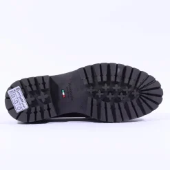 Women NeroGiardini Chunky Sole Link Loafer - Metallic Leather