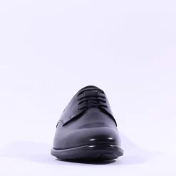 Ecco Men Citytray Laced Plain Toe Shoe - Black Leather