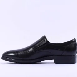 Ecco Men Citytray Slip On Shoe - Black Leather