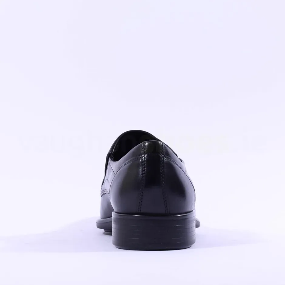 Ecco Men Citytray Slip On Shoe - Black Leather