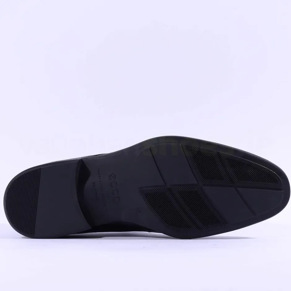 Ecco Men Citytray Slip On Shoe - Black Leather