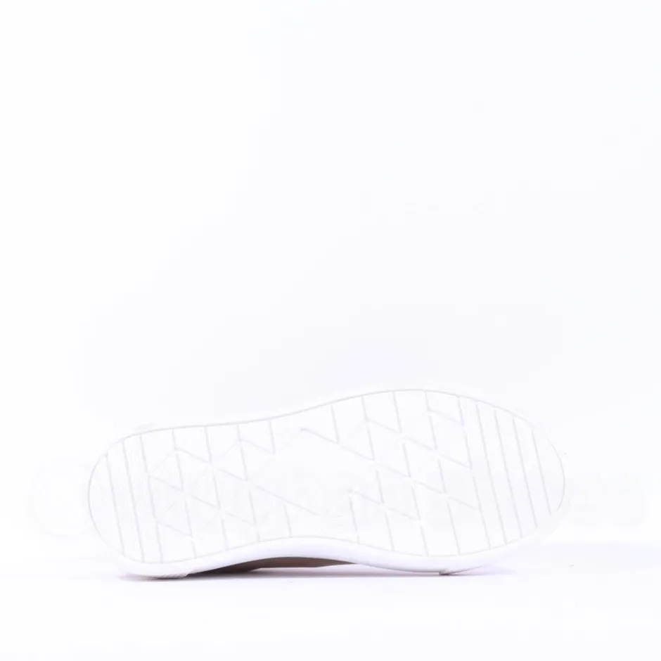 Women Marco Moreo Classic Laced Trainer - Gold Leather