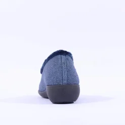 Women Plumaflex Ladies Closed House Slipper - Blue