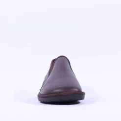 Nordikas Men Closed House Slipper - Brown Leather