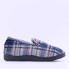 Plumaflex Men Closed House Slipper - Navy Combi