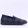 Plumaflex Men Closed House Slipper - Navy Combi