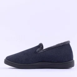 Plumaflex Men Closed House Slipper - Navy Grey