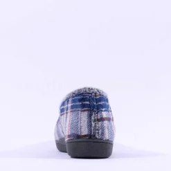 Plumaflex Men Closed House Slipper - Navy Combi