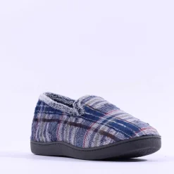 Plumaflex Men Closed House Slipper - Navy Combi