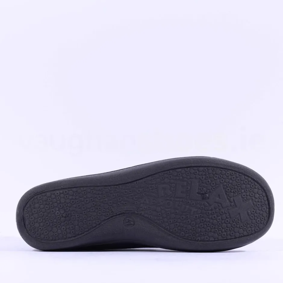 Plumaflex Men Closed House Slipper - Navy Grey
