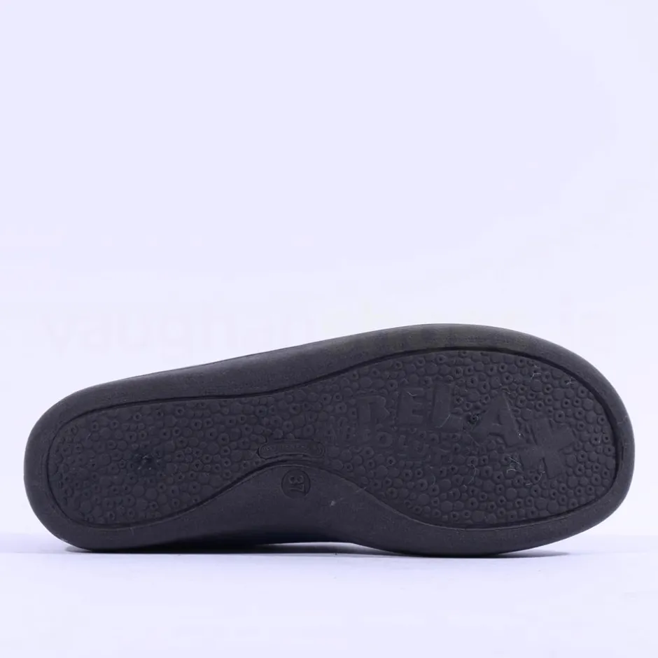 Women Plumaflex Ladies Closed House Slipper - Navy Grey