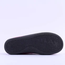 Women Plumaflex Ladies Closed House Slipper - Pink Grey