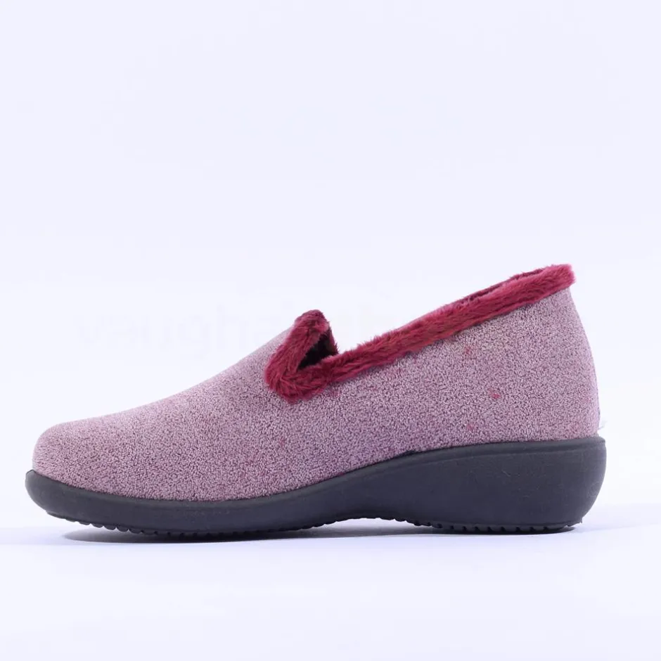 Women Plumaflex Ladies Closed House Slipper - Rose