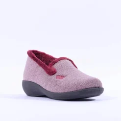 Women Plumaflex Ladies Closed House Slipper - Rose