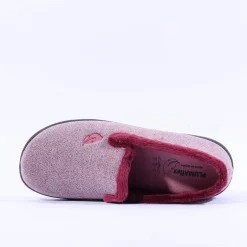 Women Plumaflex Ladies Closed House Slipper - Rose