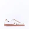 Women Back 70 Cloud Gumsole Retro Trainer - Gold Metallic