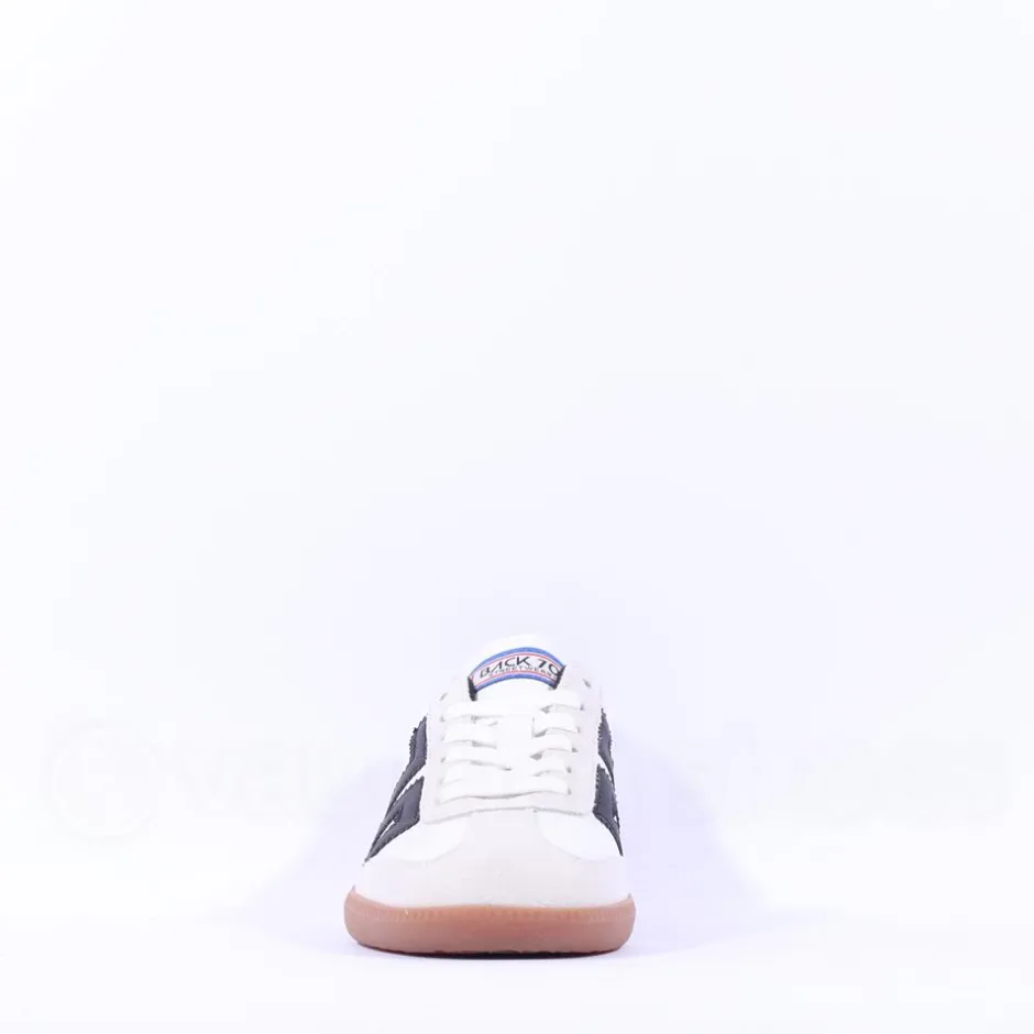 Women Back 70 Cloud Gumsole Retro Trainer - White Black