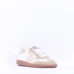 Women Back 70 Cloud Gumsole Retro Trainer - Gold Metallic